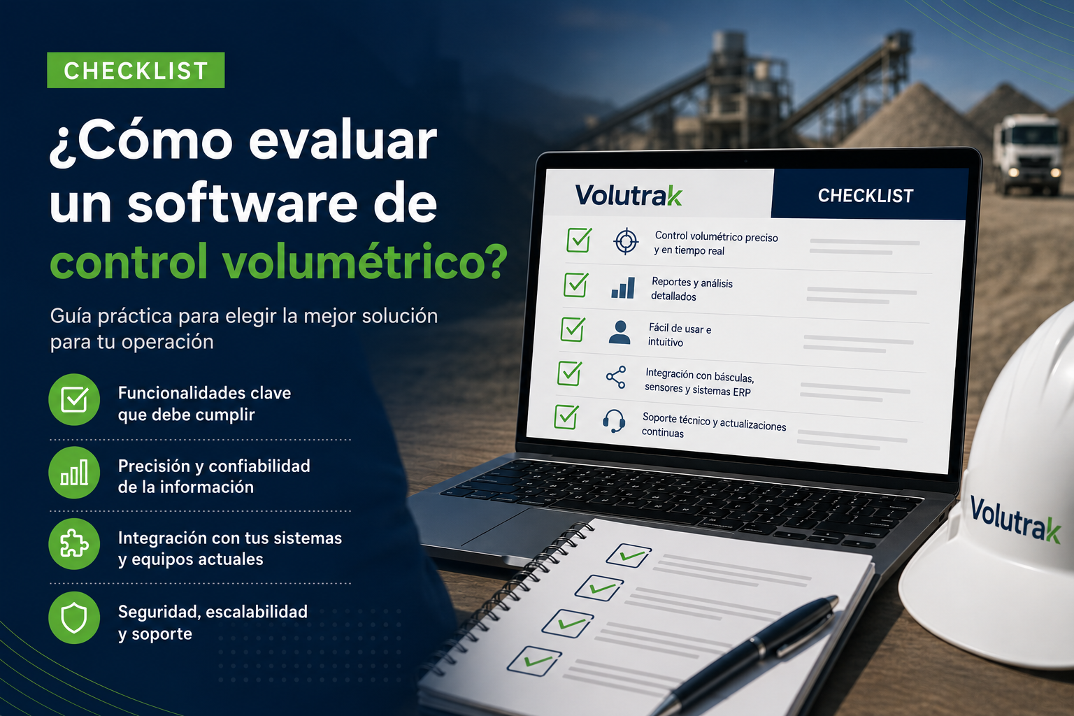 Checklist técnico para evaluar un Software de Control Volumétrico: Lo que debes exigir a tu proveedor